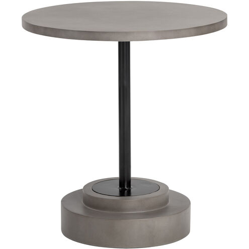 Marlowe 29.5 X 27.5 inch Black / Grey Outdoor Bistro Table